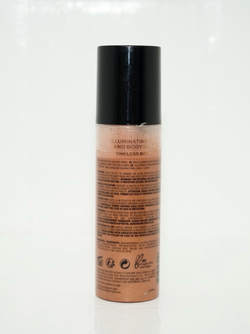 MAKEUP REVOLUTION GLOW REVOLUTION PRIME SET GLOW ILLUMINATING FACE & BODY SPRAY - Picture 2 of 5